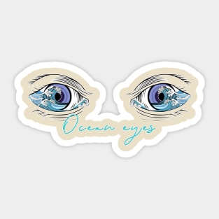 Ocean eyes Sticker